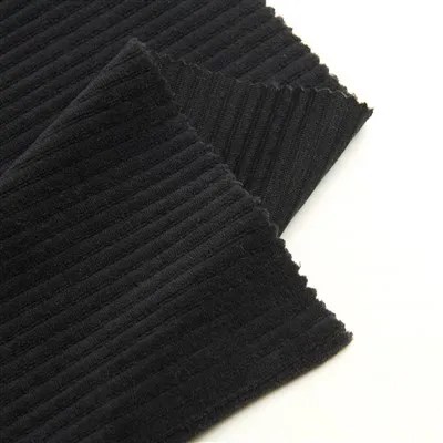 Żebrowana aksamitna tkanina