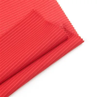 Nylonowa tkanina krepy w paski